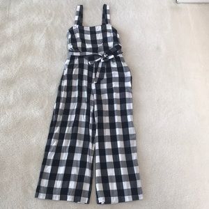 Checked jumpsuit